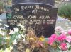 Cyril John Allan Headstone