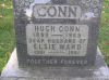 Hugh Conn and Elsie Ward headstone