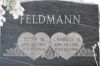 Charles H and Edna Mae Feldmann headstone